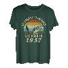 Herren Happy 65th Funny Fishing 1957 Gag Gifts 65 Jahre alter Mann T-Shirt