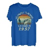 Herren Happy 65th Funny Fishing 1957 Gag Gifts 65 Jahre alter Mann T-Shirt