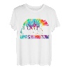 Washington Tie Dye Bear Pride Outdoor Wandern PNW Vintage T-Shirt