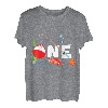 Kinder One Year Old 1st First Birthday Party Outfit Angeln T-Shirt