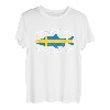 Angelzubehör Schweden Angeln Angeltour Lachs Angler T-Shirt