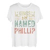 Kings Are Named Phillip-Shirt, lustiger Name T-Shirt