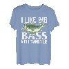 Herren Vatertag Angeln Fisherman I Like Big Bass T-Shirt