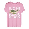 Herren Vatertag Angeln Fisherman I Like Big Bass T-Shirt