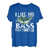 Herren Vatertag Angeln Fisherman I Like Big Bass T-Shirt