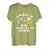 Angeln & Bier darum bin ich hier Angler T-Shirt