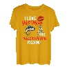 Herren I Love Hot Moms Herren Humor Funny Fishing Yellowfin Thunfisch T-Shirt