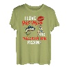 Herren I Love Hot Moms Herren Humor Funny Fishing Yellowfin Thunfisch T-Shirt