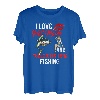 Herren I Love Hot Moms Herren Humor Funny Fishing Yellowfin Thunfisch T-Shirt