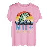 MILF Man I Love Fishing Lustige Sprüche Geschenk für Angler T-Shirt