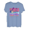 Siesta Key Retro 80er Jahre Vaporwave Strand Urlaub T-Shirt