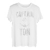 Herren Lustiges personalisiertes Bootsshirt mit Vorname Captain Tom T-Shirt