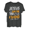 Jesus ist mein Erlöser Fischen ist meine Therapie für einen Fischer T-Shirt
