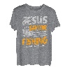 Jesus ist mein Erlöser Fischen ist meine Therapie für einen Fischer T-Shirt