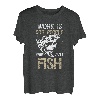 Work Is for People Who Can't Fish - Lustiges Angeln Geschenk T-Shirt