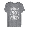 Herren König Vierzig 40 Angelsport Fischen Angel Fan Geburtstag T-Shirt