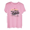 Pontoon Hair Don't Care Funny Bootfahren Lake Mode Squad Mädchen T-Shirt
