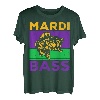 Mardi Barsch Fisch Pun, Mardi Gras Angeln, Largemouth Barsch T-Shirt
