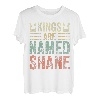 Lustiger personalisierter Name Shirt Kings Are Named Shane T-Shirt