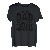 Herren Great Dad Great Zander Fisherman Zander angeln T-Shirt