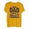 Herren Great Dad Great Zander Fisherman Zander angeln T-Shirt