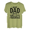 Herren Great Dad Great Zander Fisherman Zander angeln T-Shirt