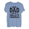 Herren Great Dad Great Zander Fisherman Zander angeln T-Shirt