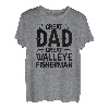 Herren Great Dad Great Zander Fisherman Zander angeln T-Shirt