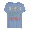 Lustiges personalisiertes Namensshirt Kings Are Named Denny T-Shirt