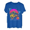 Largemouth Barschfisch, Retro-Stil, 80er-Jahre-Stil, Vintage-Angeln T-Shirt