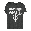 Captain Papa Sailor Fishing Bootfahren T-Shirt