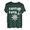 Captain Papa Sailor Fishing Bootfahren T-Shirt
