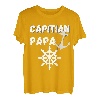 Captain Papa Sailor Fishing Bootfahren T-Shirt