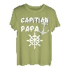 Captain Papa Sailor Fishing Bootfahren T-Shirt