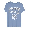 Captain Papa Sailor Fishing Bootfahren T-Shirt