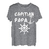 Captain Papa Sailor Fishing Bootfahren T-Shirt