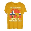 Ich muss nach Norwegen die Fische vermissen mich Angler T-Shirt