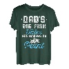 Fishing Fisherman Dad Immer auf den Punkt T-Shirt