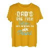Fishing Fisherman Dad Immer auf den Punkt T-Shirt