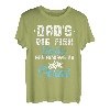 Fishing Fisherman Dad Immer auf den Punkt T-Shirt