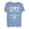 Fishing Fisherman Dad Immer auf den Punkt T-Shirt