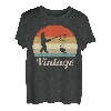 Angler Angeln Fisch Fischen Cool Humor Vintage Retro Witzig T-Shirt