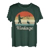 Angler Angeln Fisch Fischen Cool Humor Vintage Retro Witzig T-Shirt
