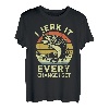 Herren Angelshirt I Jerk it Every Chance I Get Funny Bass Dad T-Shirt
