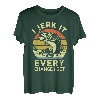 Herren Angelshirt I Jerk it Every Chance I Get Funny Bass Dad T-Shirt