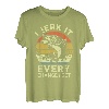 Herren Angelshirt I Jerk it Every Chance I Get Funny Bass Dad T-Shirt