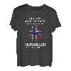 Tausche Arbeit gegen Norwegen Urlaub Flagge Skandinavien T-Shirt
