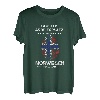 Tausche Arbeit gegen Norwegen Urlaub Flagge Skandinavien T-Shirt