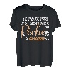 Je Peux Pas J'ai Mon Mec Humor Paar Liebe Frau Geschenk T-Shirt