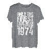 47 Jahre alt 1974 Lustiges Angeln 47. Geburtstag T-Shirt